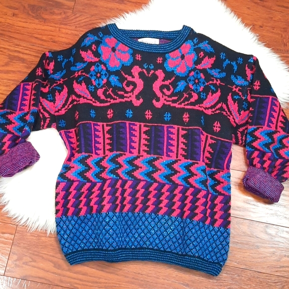 Mervyns Sweaters - Partners by Mervyns 80/90's Vintage Sparkly Knit Oversized Sweater